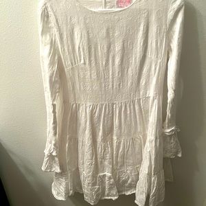 Pink Lily bell sleeved dress